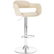 White faux leather bar stool - Bar Stool