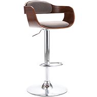 Bar stool plywood and taupe textile - Bar Stool