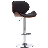 Barová stolička čierna, umelá koža - Barová stolička