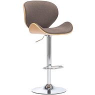 Bar stool taupe textile - Bar Stool