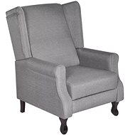 Armchair gray textile 242206 - Armchair