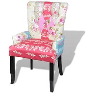 French armchair patchwork textile - Armchair