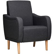 Dark gray textile armchair - Armchair
