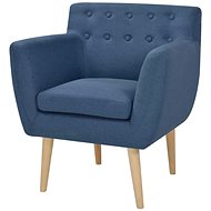 Blue textile armchair - Armchair