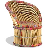 Bamboo armchair chindi design - Armchair
