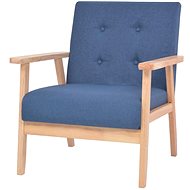Blue textile armchair - Armchair