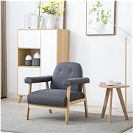 Dark gray textile armchair - Armchair