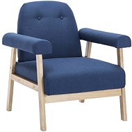 Blue textile armchair - Armchair