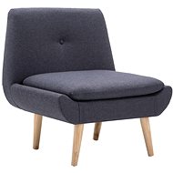 Dark gray textile armchair - Armchair