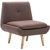 Brown textile armchair - Armchair