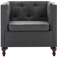Dark gray textile armchair - Armchair