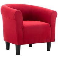 Armchair burgundy textile - Armchair