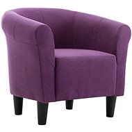 Purple textile armchair - Armchair