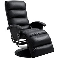 Pointing TV chair black faux leather - Armchair