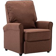 Pointing TV armchair brown textile - Armchair