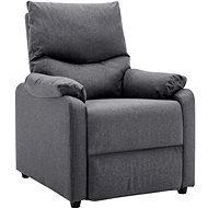 Pointing TV Chair Dark Grey Textile - Armchair