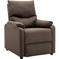 Pointing TV armchair brown textile - Armchair