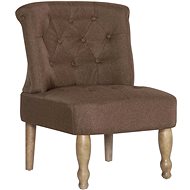 French armchair brown textile - Armchair