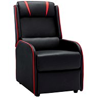 Positioning chair black-red faux leather - Armchair