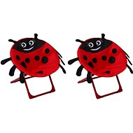 Children' s garden chairs 2 pcs red textile 48109 - Garden Chair