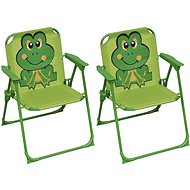 Children' s garden chairs 2 pcs green textile 48102 - Garden Chair