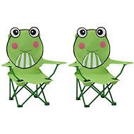 Children' s garden chairs 2 pcs green textile 48106 - Garden Chair