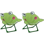 Children' s garden chairs 2 pcs green textile 48110 - Garden Chair