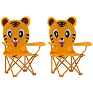 Children' s garden chairs 2 pcs yellow textile 48108 - Garden Chair