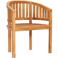 Banana armchair solid teak wood 48018 - Garden Armchair