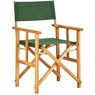 Director' s chair solid acacia wood green 45953 - Garden Chair