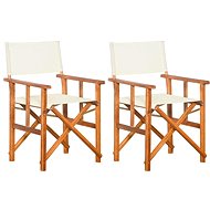 Director' s chairs 2 pcs solid acacia wood 45946 - Garden Chair