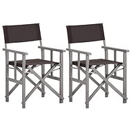 Director' s chairs 2 pcs solid acacia wood 45950 - Garden Chair