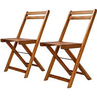 Garden bistro chairs 2 pcs solid acacia 44012 - Garden Chair