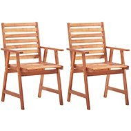 Garden Dining Chairs 2 pcs Solid Acacia Wood 46312 - Garden Chair