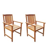 Garden chairs 2 pcs solid acacia brown 42626 - Garden Chair
