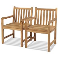 Garden Chairs 2 pcs Solid Teak 43250 - Garden Chair