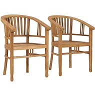 Garden chairs 2 pcs solid teak wood 49429 - Garden Chair