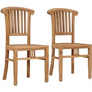 Garden chairs 2 pcs solid teak wood 49433 - Garden Chair