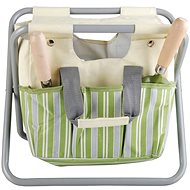 Esschert Design Garden chair with tool pockets, stripes EL032 - Garden Armchair