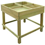 SHUMEE Raised Box 80 x 80 x 80cm Impregnated Wood - Flower Box