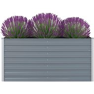 SHUMEE Raised Garden Box 160x80x77cm Galvanised Steel Grey - Raised Garden Bed