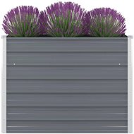 SHUMEE Raised garden bed 100x100x77 cm galvanized steel gray - Raised Garden Bed