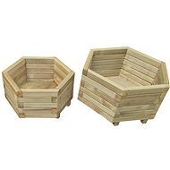 SHUMEE 2-piece set of raised beds impregnated pine - Raised Garden Bed