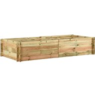 SHUMEE Raised vegetable bed impregnated pine 197x100x40 cm - Raised Garden Bed