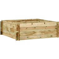 SHUMEE Raised vegetable bed impregnated pine 120x120x40 cm - Raised Garden Bed