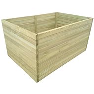 SHUMEE Raised bed impregnated pine wood 100 x 100 x 77 cm - Raised Garden Bed