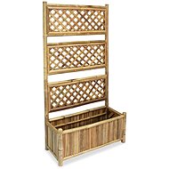SHUMEE Elevated flower bed with bamboo trellises 70 cm - Raised Garden Bed