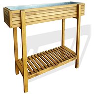 SHUMEE Raised bed of solid acacia wood and zinc - Raised Garden Bed