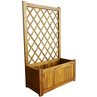 SHUMEE Garden raised flower bed with solid acacia wood trellises - Raised Garden Bed