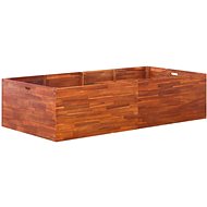 SHUMEE Raised Box, Acacia Wood 200 x 100 x 50cm - Flower Box